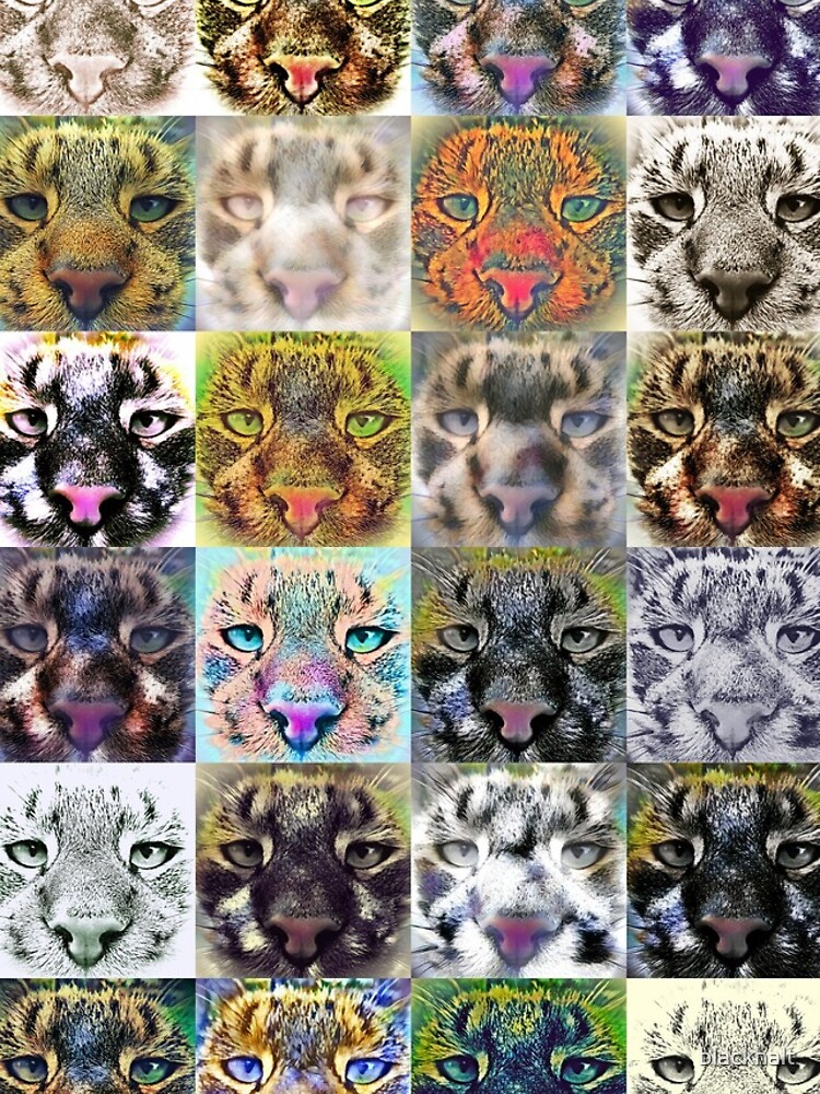Artificial neural style wild cat by blackhalt