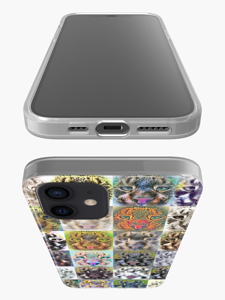 Alternate view of Artificial neural style wild cat iPhone Case & Cover