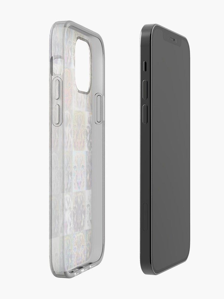 Alternate view of Artificial neural style wild cat iPhone Case & Cover
