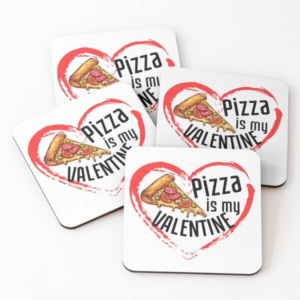 Item preview, Pizza is my Valentine designed and sold by 2MdesignStore.