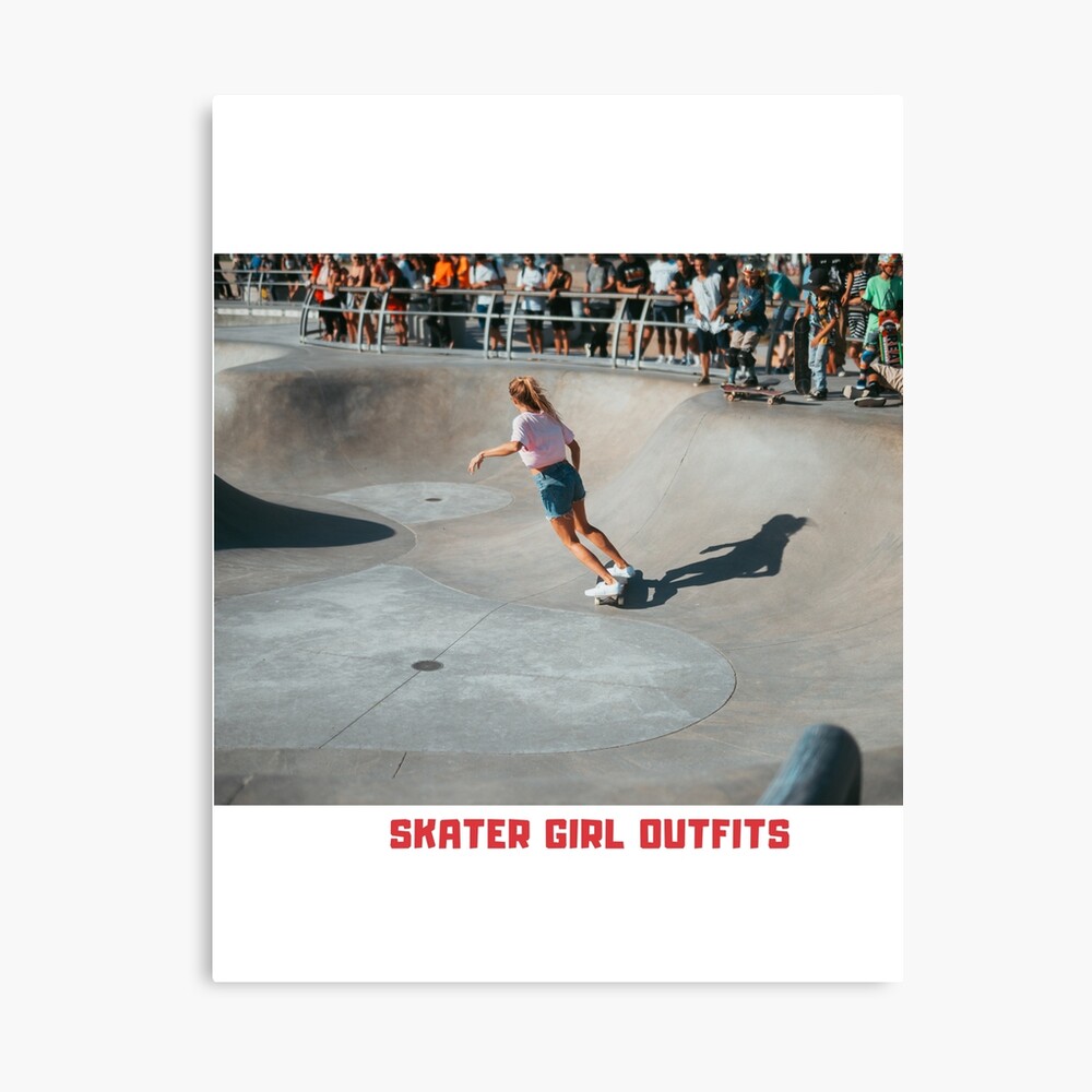 Skater Girl Outfits Skateboard Photography T-Shirt