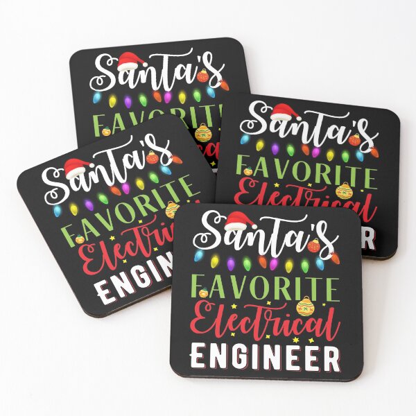 Item preview, Santa's Favorite Electrical Engineer designed and sold by TooFlyDesign.