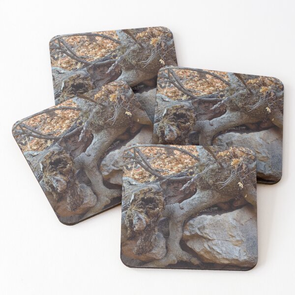 Item preview, Fall mountain woods with rocks, boulders and trees designed and sold by Ventures1.