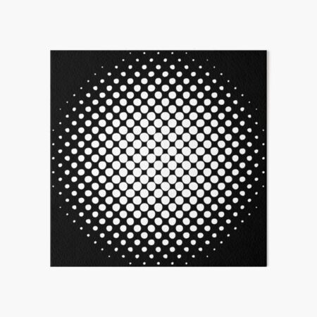 Radial Dot Gradient  Art Board Print