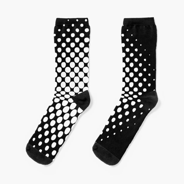 Radial Dot Gradient  Socks