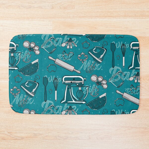 Item preview, Get Baking in turquoise blue designed and sold by Quick Brown Fox Canada.