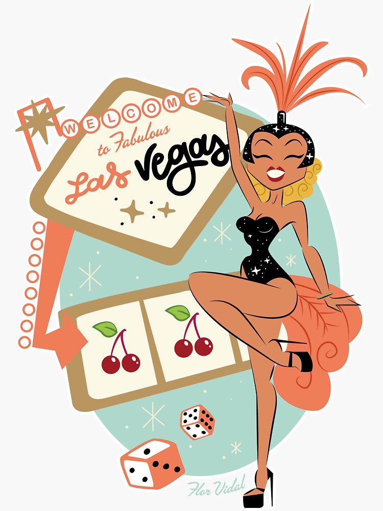 Las Vegas Showgirl Pin-up