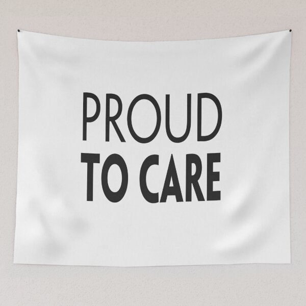 Item preview, Proud to care,  healthcare slogan, doctor, nurses, service industry quote designed and sold by doctors-apparel.