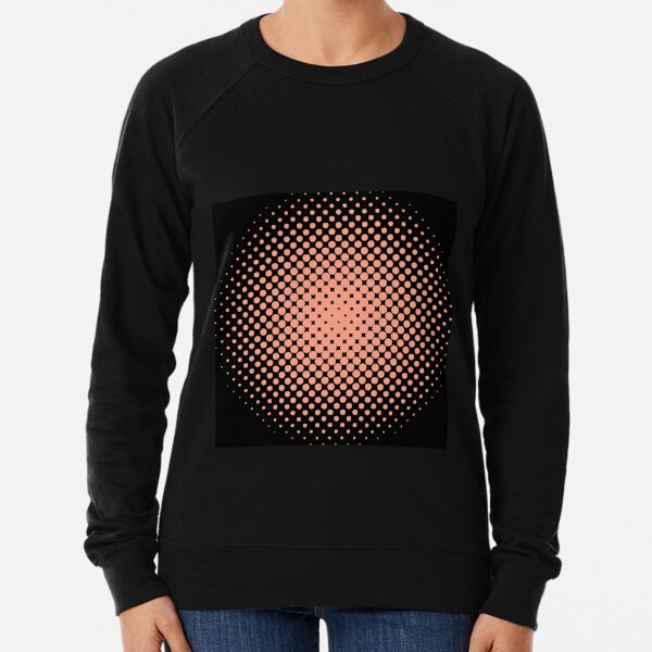 Radial Dot Gradient Lightweight Sweatshirt