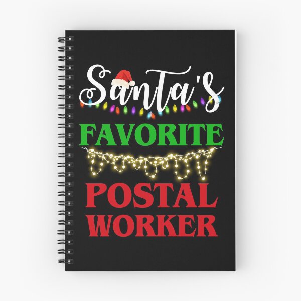 Item preview, Santa's Favorite Postal Worker Cute Xmas Mail Carrier Christmas designed and sold by TooFlyDesign.