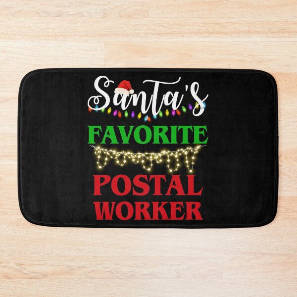 Item preview, Santa's Favorite Postal Worker Cute Xmas Mail Carrier Christmas designed and sold by TooFlyDesign.