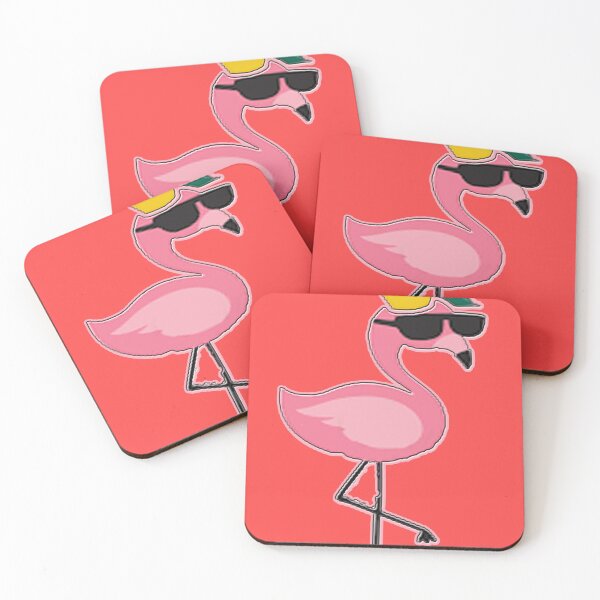 Item preview, king flamingo pink sticker designed and sold by Funny beagles.
