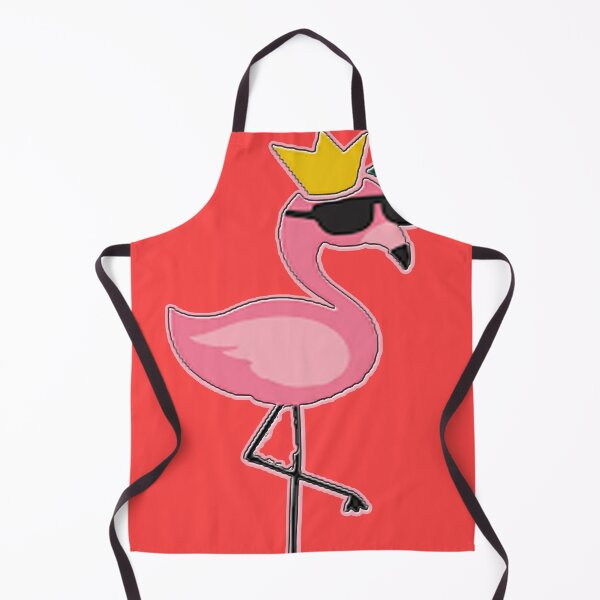 Item preview, king flamingo pink sticker designed and sold by Funny beagles.
