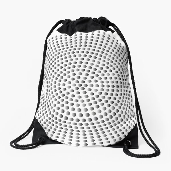 Radial Dot Gradient Drawstring Bag