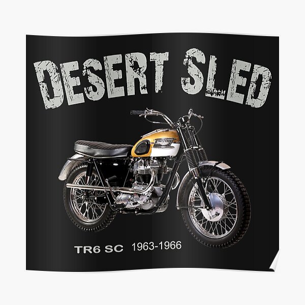 Triumph Desert Sled Poster