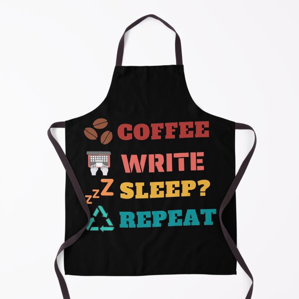 Item preview, Coffee Write Sleep Repeat Vintage Sunset Colors designed and sold by StarlightTales.