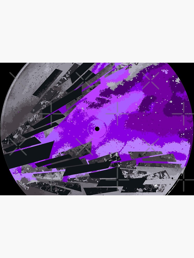 Hope in Purple - Vinyl Record Art by that5280lady