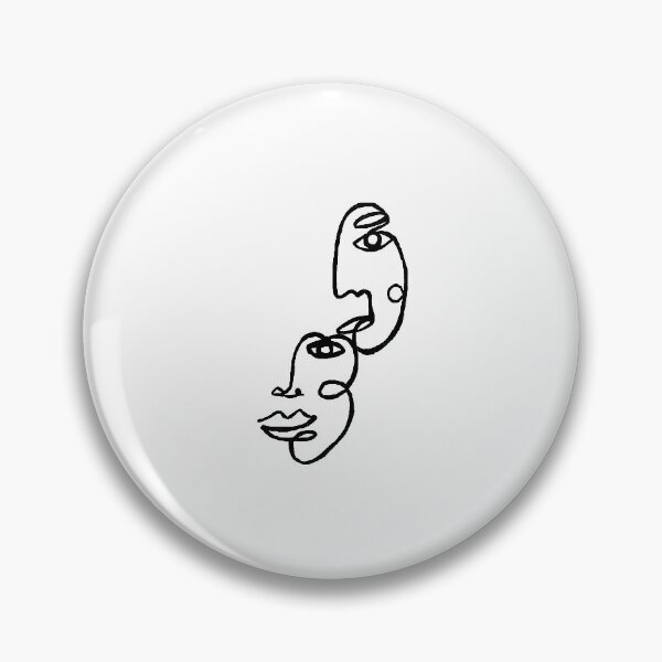 Item preview, connected  face sticker.  designed and sold by shweta kale.