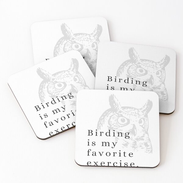 Item preview, Birding is my favorite exercise.  designed and sold by TheWaterBirds.