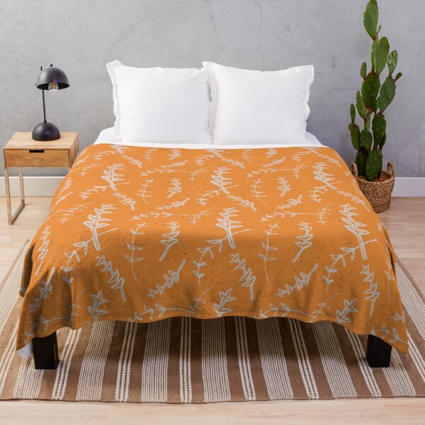 Item preview, Falling Leaves Abstract Pattern on Orange Background designed and sold by Zurickdesigns.