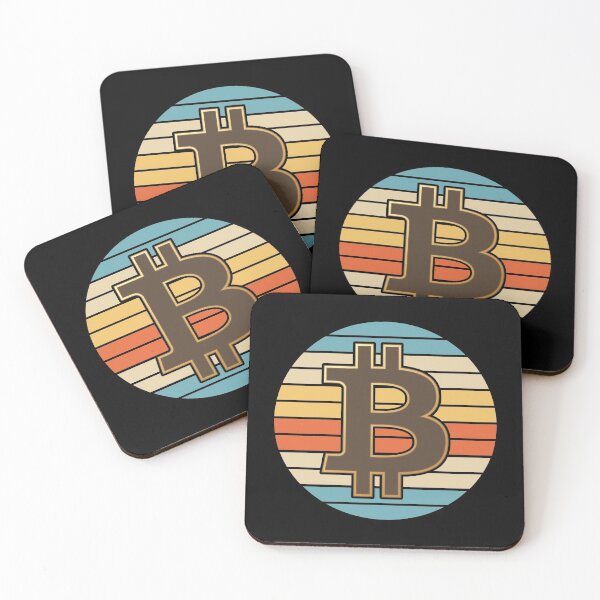 Item preview, Bitcoin Retro Sunset designed and sold by ThreadsNouveau.