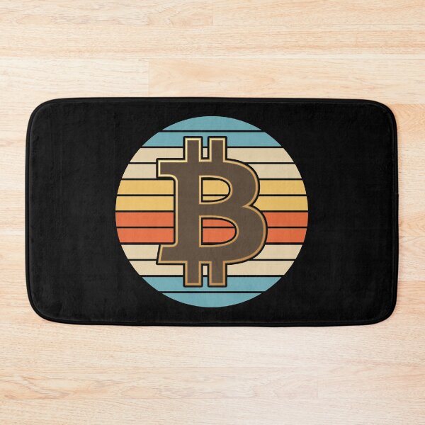 Item preview, Bitcoin Retro Sunset designed and sold by ThreadsNouveau.