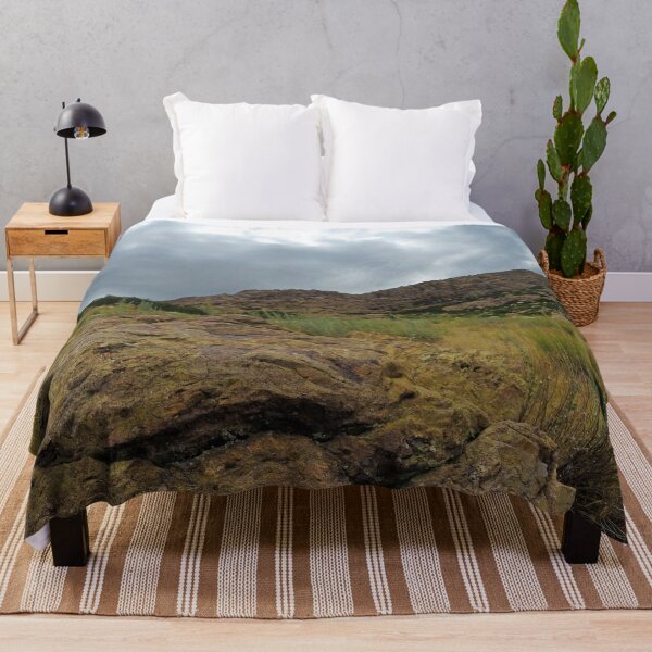 Item preview, Fall mountain woods with rocks, boulders and trees designed and sold by Ventures1.
