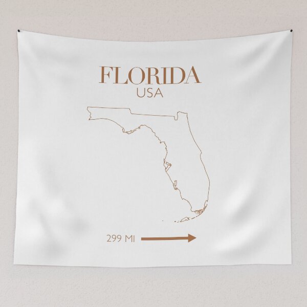 Item preview, Florida Map Outline designed and sold by Emmbrawl.