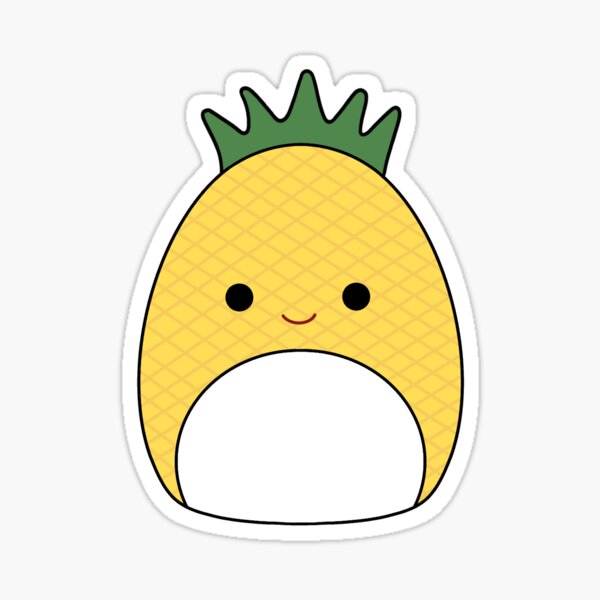 pineapple squishmallow tag