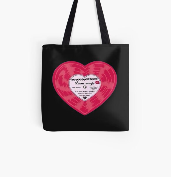 Cute Heart shaped Vinyl Record Tote Bag for Sale by emmaherren