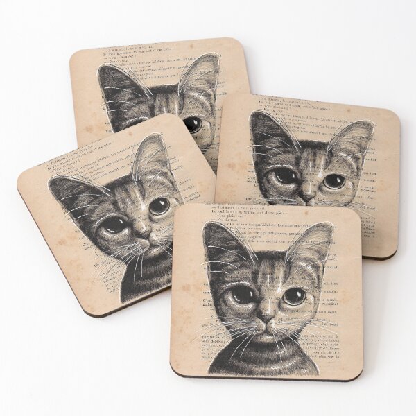Item preview, Brown cat designed and sold by lapetiteart.