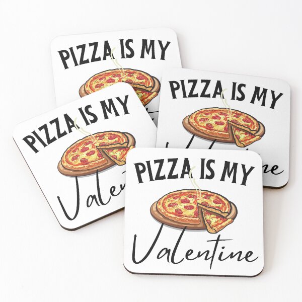 Item preview, Pizza is my Valentine designed and sold by 2MdesignStore.