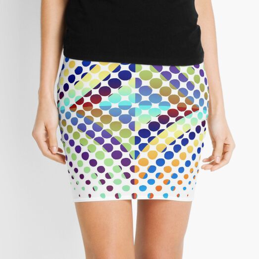 Copy of Radial Dot Gradient Mini Skirt