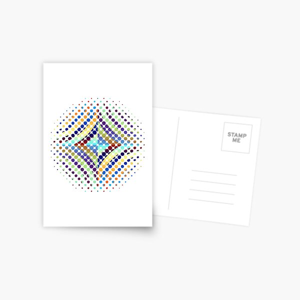 Copy of Radial Dot Gradient Postcard