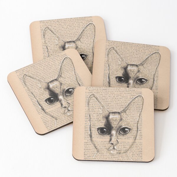 Item preview, Brown cat designed and sold by lapetiteart.