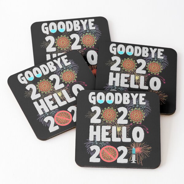 Item preview, New years celebration, Goodbye 2020, Hello 2021, Kick this virus butt designed and sold by MERCH HQ.
