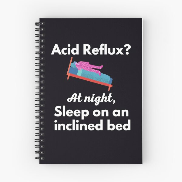 Item preview, "Acid Reflux? At Night, Sleep On An Inclined Bed."  . . . Doing this can reduce acid reflux while you sleep. designed and sold by JoelsCorner.