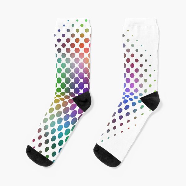 Radial Dot Gradient Socks