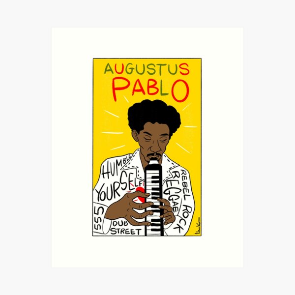 Item preview, Augustus Pablo Roots Reggae Folk Art designed and sold by krusefolkart.