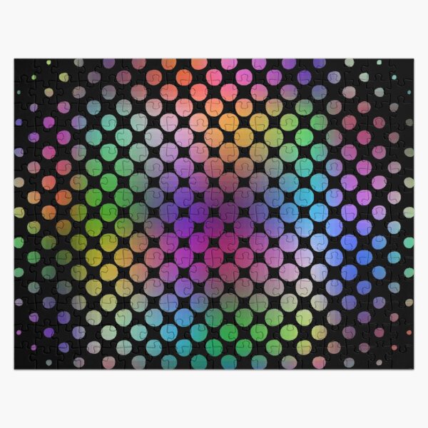 Radial Dot Gradient  Jigsaw Puzzle