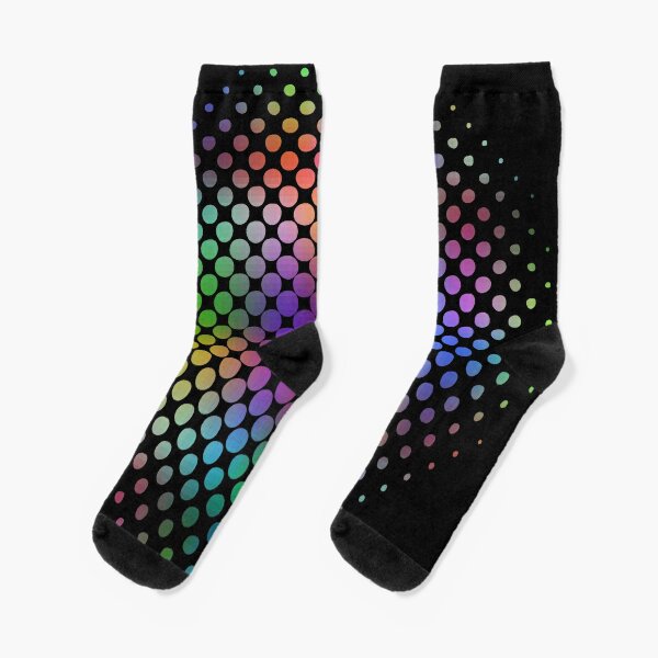 Radial Dot Gradient  Socks