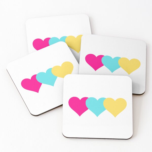 Item preview, Colorful Hearts Simple Cute designed and sold by Sweet-A-Dsignz.