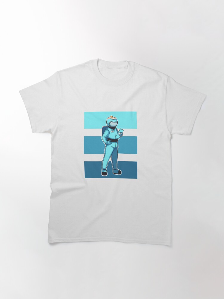 t shirt cyan