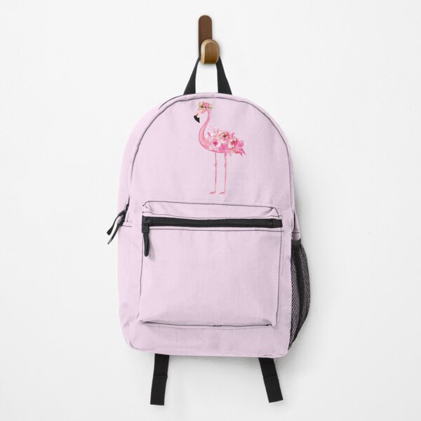 Item preview, Pink Water Color Floral Flower Flamingo designed and sold by StickerArtwork.