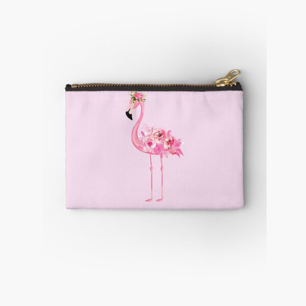 Item preview, Pink Water Color Floral Flower Flamingo designed and sold by StickerArtwork.