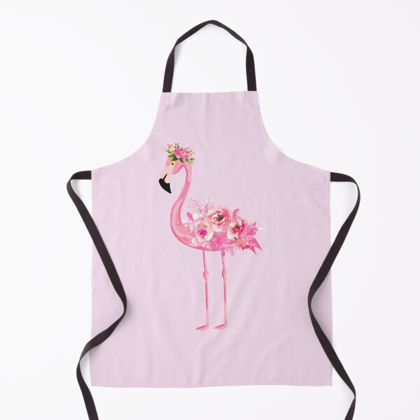 Item preview, Pink Water Color Floral Flower Flamingo designed and sold by StickerArtwork.