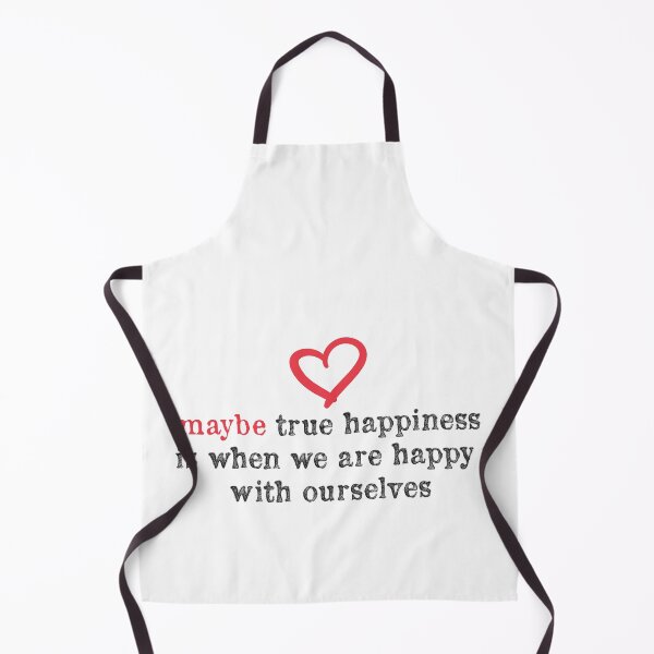Item preview, maybe true happiness is when we are happy with ourselves : Inspirational Quote / gift idea Sweet birthday / Birthday Gift designed and sold by Badrart.