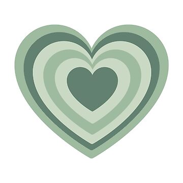 Artwork thumbnail, Sage Green Heart by saraysierra
