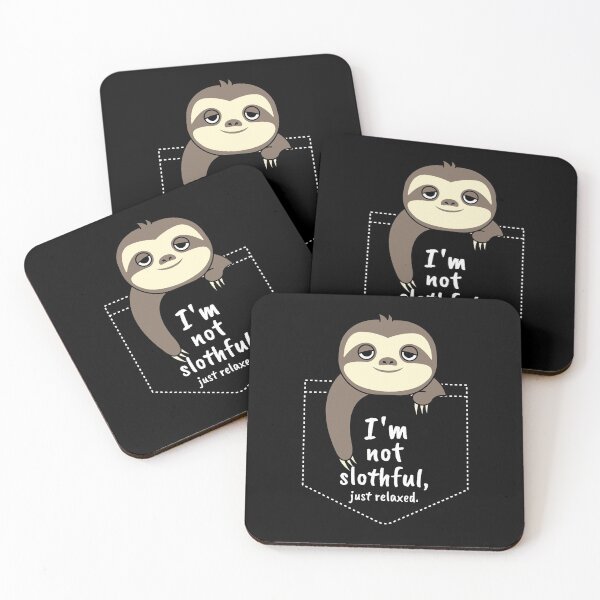 Item preview, I'm Not Slothful Just Relaxed Funny Sloth designed and sold by alancrapopod.