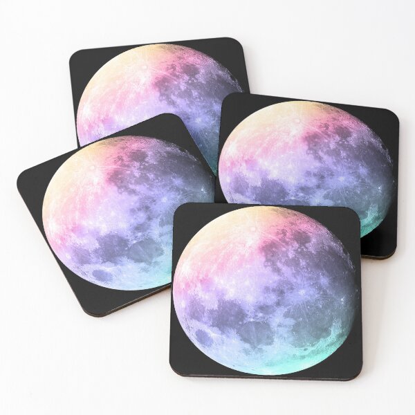 Item preview, Pastel coloured moon designed and sold by felinefeelings.